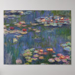 Claude Monet Water Lilies 1916 Fine Art Poster<br><div class="desc">Claude Monet Water Lilies 1916 Fine Art Poster</div>