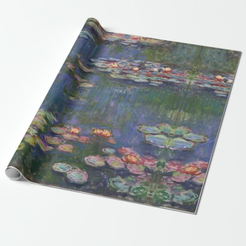 Claude Monet Water Lilies 1916 Fine Art Wrapping Paper