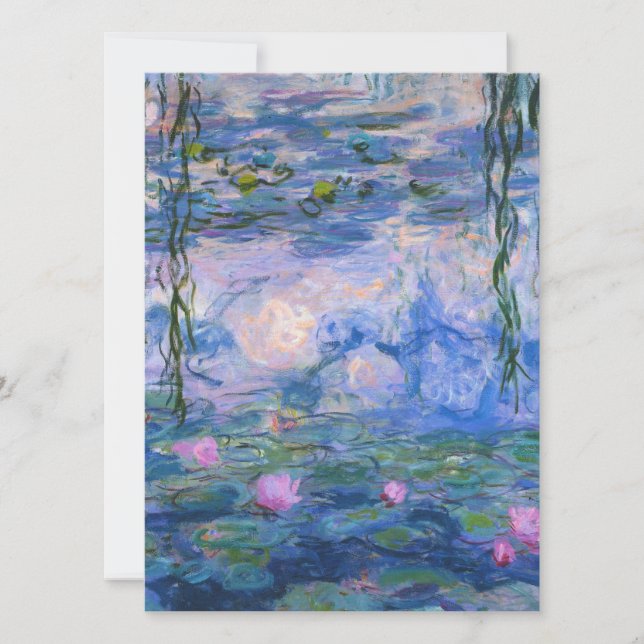 Claude Monet - Water Lilies, 1916 Holiday Card (Front)