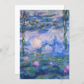 Claude Monet - Water Lilies, 1916 Invitation (Front/Back)