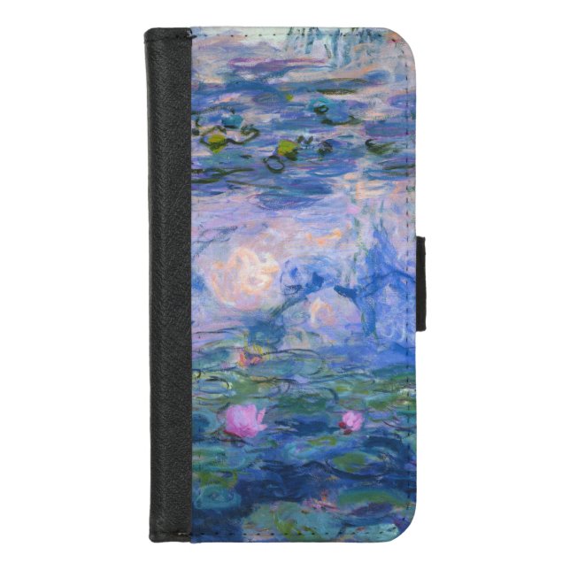 Claude Monet - Water Lilies, 1916 iPhone Wallet Case (Front)