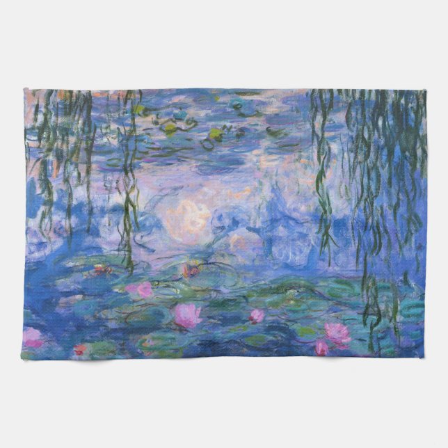 Claude Monet - Water Lilies, 1916 Kitchen Towel (Horizontal)