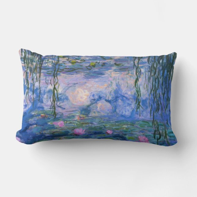 Claude Monet - Water Lilies, 1916 Lumbar Pillow (Front)