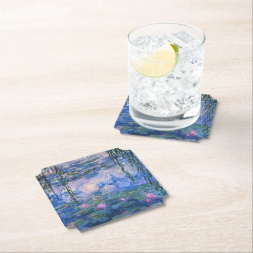 Claude Monet _ Water Lilies 1916 Paper Coaster