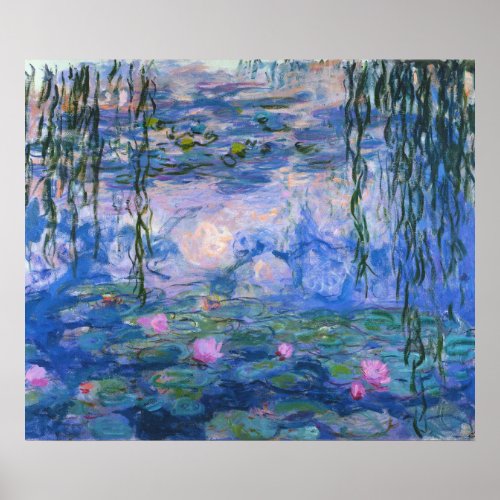 Claude Monet _ Water Lilies 1916 Poster