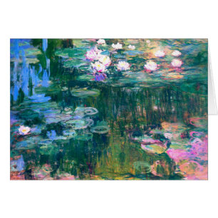 Claude Monet Water Lilies 1917 Cards