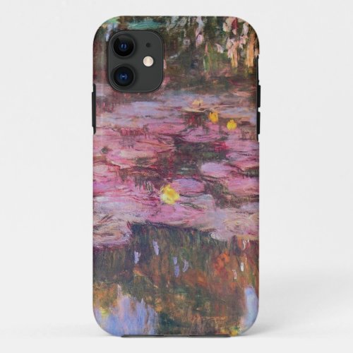 Claude Monet _ Water Lilies 1917 iPhone 11 Case