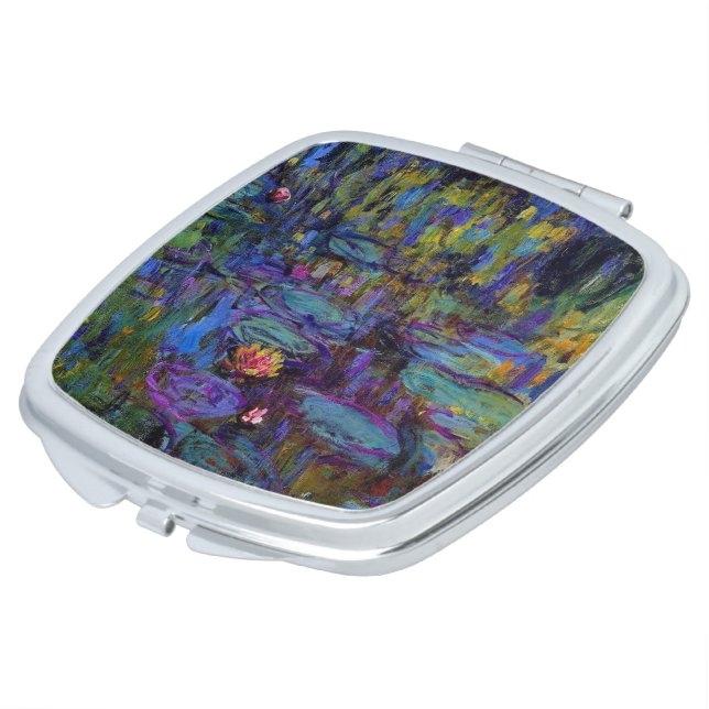 Claude Monet Water Lilies 1917 Mirror For Makeup (Turned)