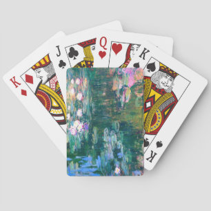 Claude Monet Water Lilies 1917 Poker Cards