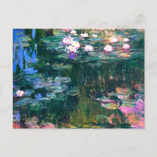 Claude Monet _ Water Lilies 1917 Postcard