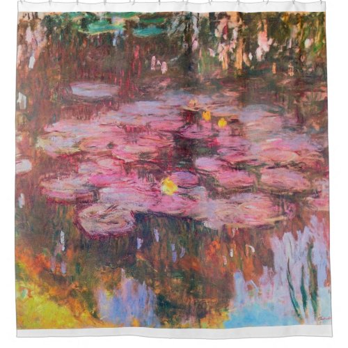 Claude Monet _ Water Lilies 1917 Shower Curtain