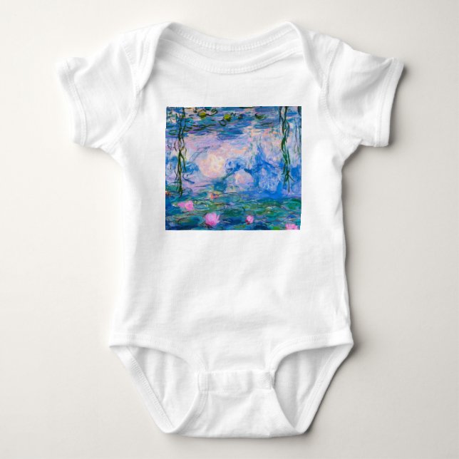 Claude Monet - Water Lilies 1919 Baby Bodysuit (Front)