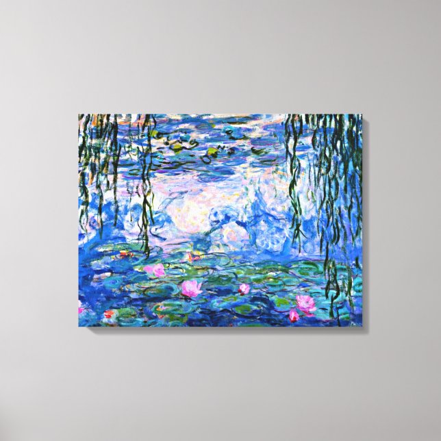 Claude Monet - Water Lilies, 1919 Canvas Print (Front)