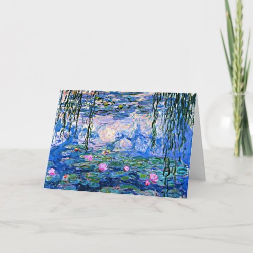 Claude Monet _ Water Lilies 1919 Card