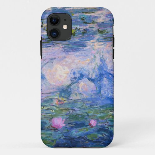Claude Monet _ Water Lilies 1919 iPhone 11 Case