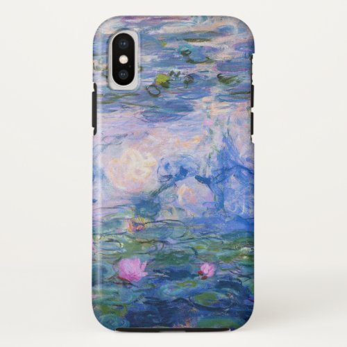 Claude Monet _ Water Lilies 1919 iPhone XS Case