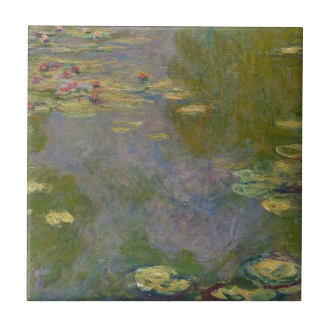 Claude Monet | Water Lilies, 1919 Ceramic Tile (Front)