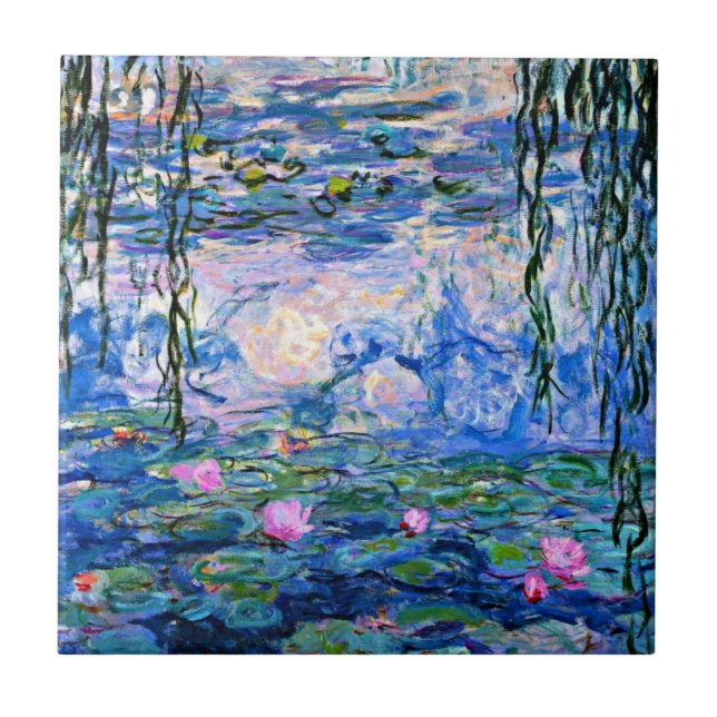 Claude Monet - Water Lilies, 1919, Ceramic Tile (Front)