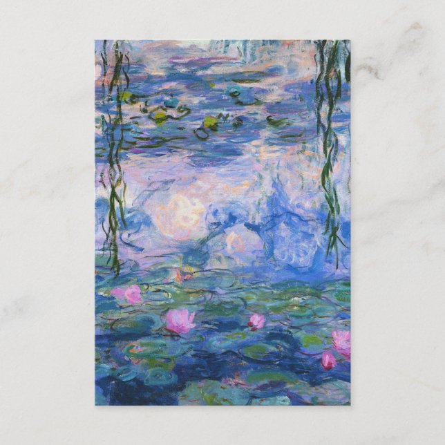 Claude Monet - Water Lilies 1919 Enclosure Card (Front)