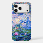 Claude Monet - Water Lilies 1919, fine art, iPhone 17 Pro Max Case<br><div class="desc">Claude Monet 1919 painting,  Water Lilies (pink),  fine art.</div>