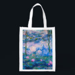 Claude Monet - Water Lilies 1919 Grocery Bag<br><div class="desc">Claude Monet - Water Lilies 1919 . Famous art painting.</div>