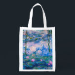 Claude Monet - Water Lilies 1919 Grocery Bag<br><div class="desc">Claude Monet - Water Lilies 1919 . Famous art painting.</div>