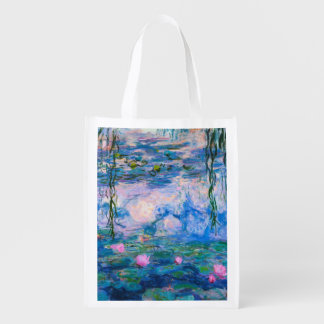Claude Monet - Water Lilies 1919 Grocery Bag