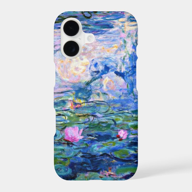 Claude Monet - Water Lilies, 1919, iPhone Case (Back)