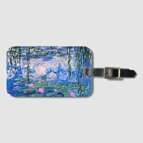 Claude Monet _ Water Lilies 1919  Luggage Tag