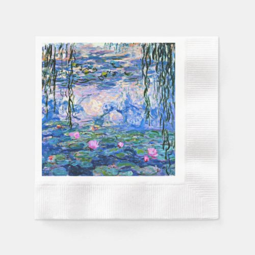 Claude Monet _ Water Lilies 1919 Napkins