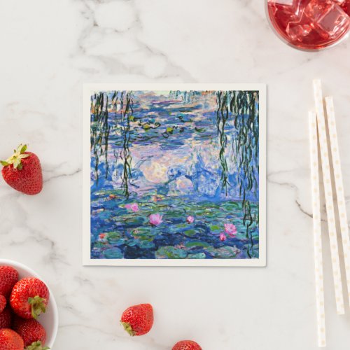 Claude Monet _ Water Lilies 1919 Napkins