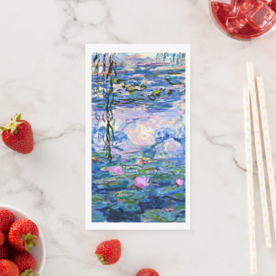 Claude Monet - Water Lilies, 1919, Paper Guest Towels