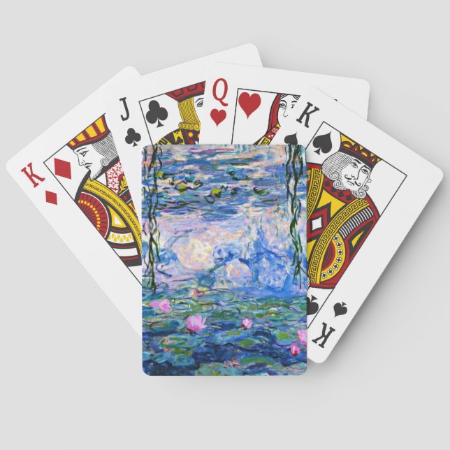 Claude Monet - Water Lilies, 1919 Poker Cards (Back)