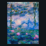 Claude Monet - Water Lilies 1919 Poster<br><div class="desc">Claude Monet - Water Lilies 1919 . Famous art painting.</div>