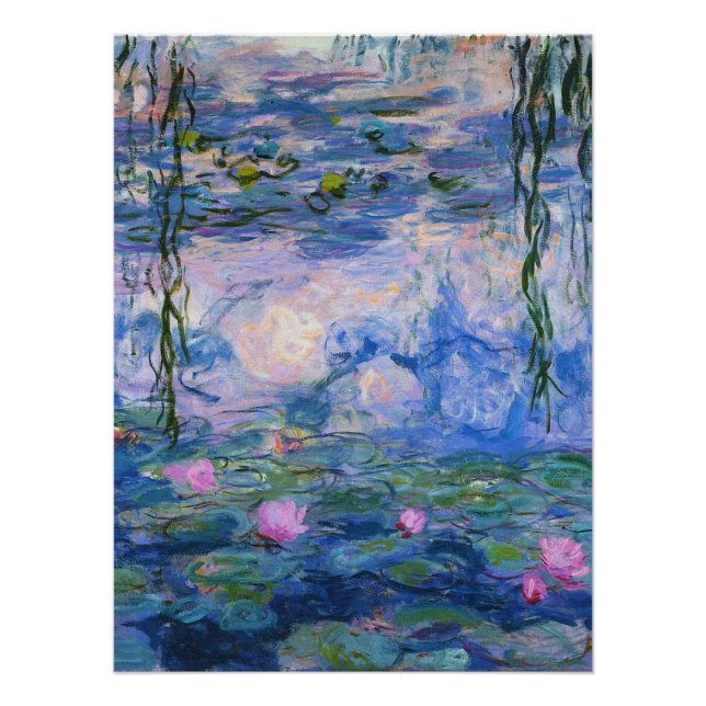 Claude Monet - Water Lilies 1919 Poster (Front)