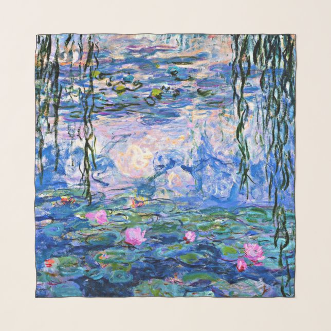 Claude Monet - Water Lilies, 1919,  Scarf (Front)