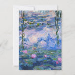 Claude Monet - Water Lilies 1919 Thank You Card<br><div class="desc">Claude Monet - Water Lilies 1919 . Famous art painting.</div>