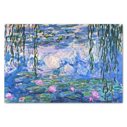 Claude Monet _ Water Lilies 1919 Tissue Paper