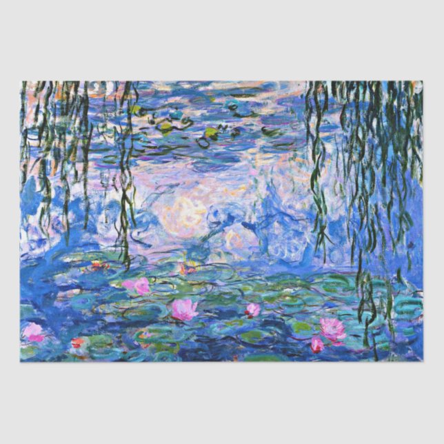 Claude Monet - Water Lilies, 1919, Tissue Paper (Front)