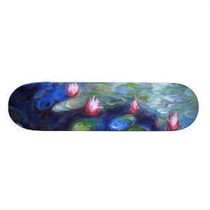 Claude Monet: Water Lilies 2 Skateboard Deck
