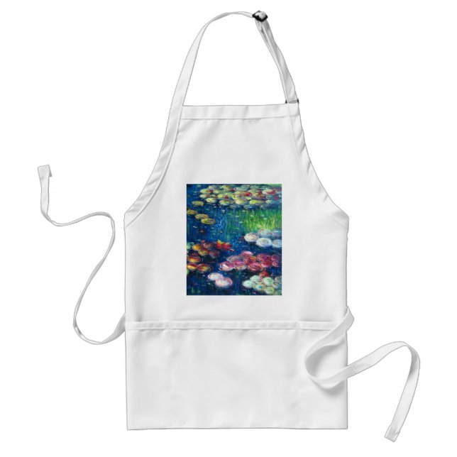 Claude Monet: Water Lilies 3 Adult Apron (Front)