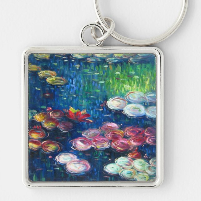 Claude Monet: Water Lilies 3 Keychain (Front)