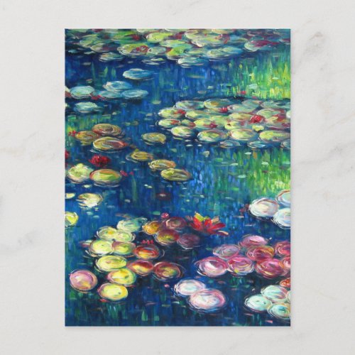 Claude Monet Water Lilies 3 Postcard