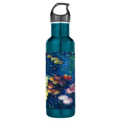 Claude Monet Water Lilies 3 Stainless Steel Water Bottle