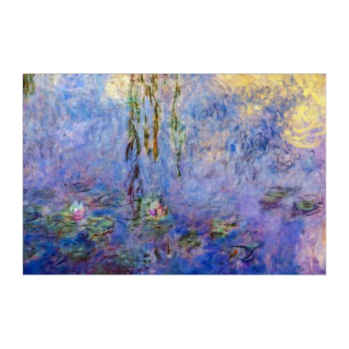 Claude Monet _ Water Lilies Acrylic Print