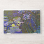 Claude Monet Water Lilies Agapanthus HP Laptop Skin<br><div class="desc">Claude Monet's Water Lilies and Agapanthus - Claude Monet's Water Lilies and Agapanthus is a wonderful impressionistic painting by one of the master flower artists of all time. The water garden is alive with color and emotion, as the purple Agapanthus flow up from their blue and green stems. The water...</div>