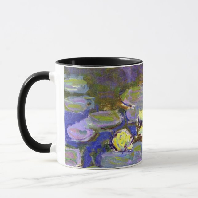 Claude Monet Water Lilies Agapanthus Mug (Left)