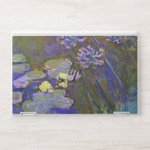 Claude Monet Water Lilies Agapanthus Vintage Art HP Laptop Skin