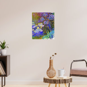 Claude Monet - Water Lilies and Agapanthus, Poster