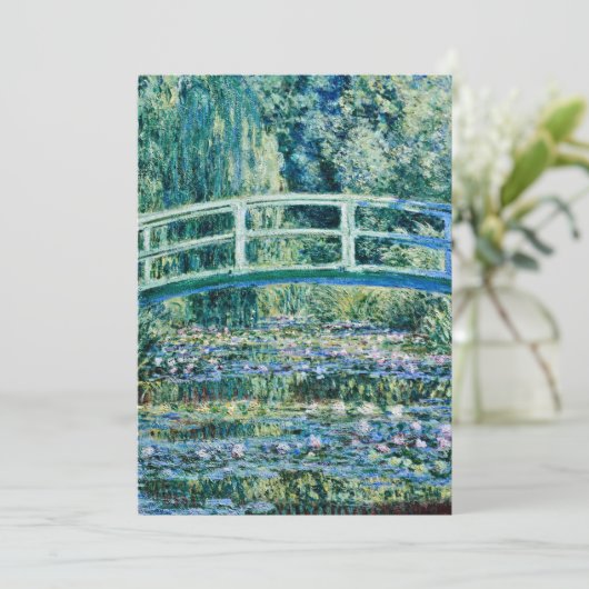 Claude Monet - Water Lilies And Japanese Bridge (Standing Front)